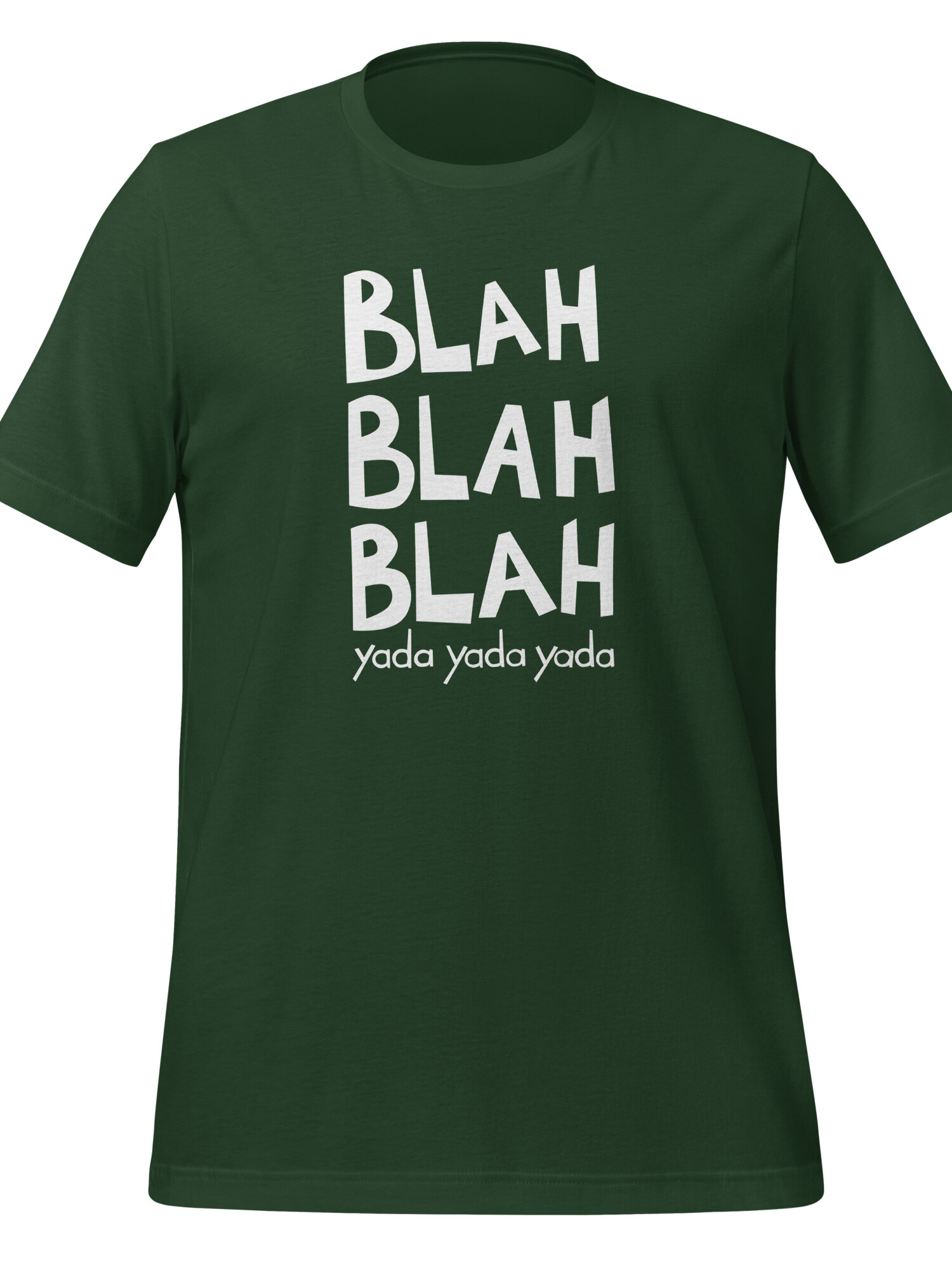 Blah Blah Blah Graphic Tee - Forest