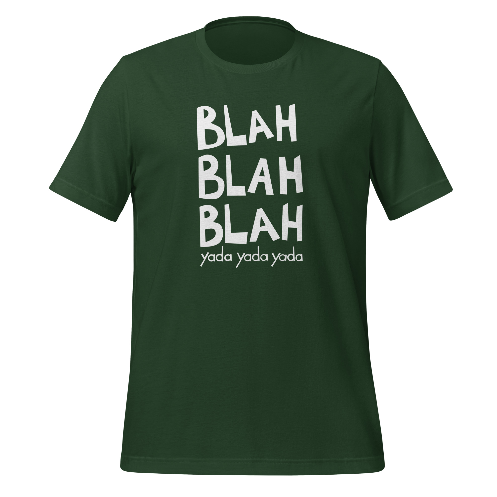 Blah Blah Blah Graphic Tee - Forest